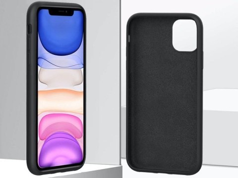 Etui silikonowe PURO Icon Cover do Apple iPhone 11 Pro Max 6.5 Czarne