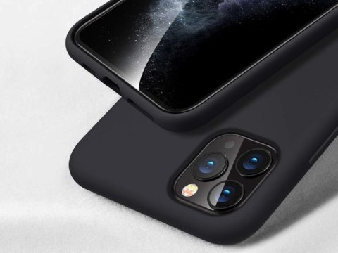 Etui silikonowe PURO Icon Cover do Apple iPhone 11 Pro Max 6.5 Czarne