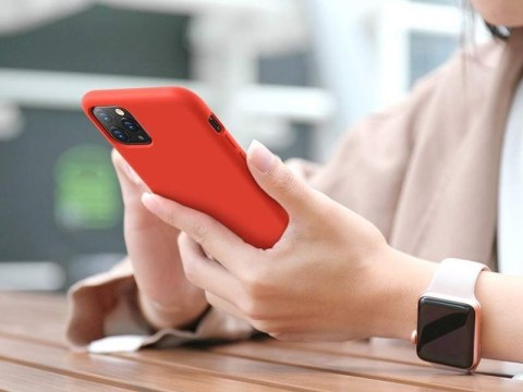 Etui silikonowe PURO Icon Cover do Apple iPhone 11 Pro Max 6.5 Czerwone