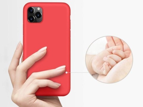Etui silikonowe PURO Icon Cover do Apple iPhone 11 Pro Max 6.5 Czerwone