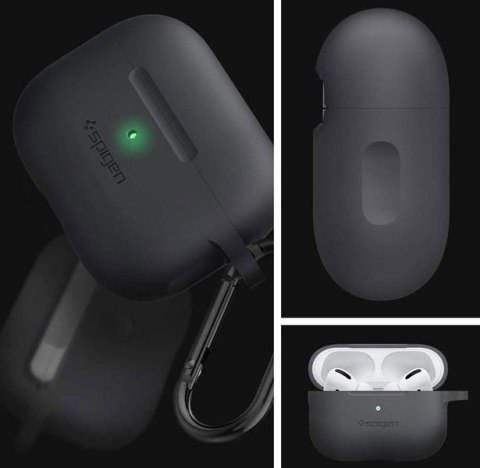 Etui silikonowe Spigen Fit case do Apple Airpods Pro Charcoal