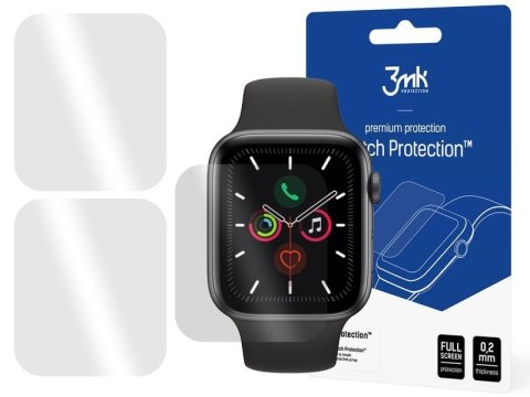 Folia ochronna 3mk x3 Protection do Apple Watch 4/5/6/SE 44mm