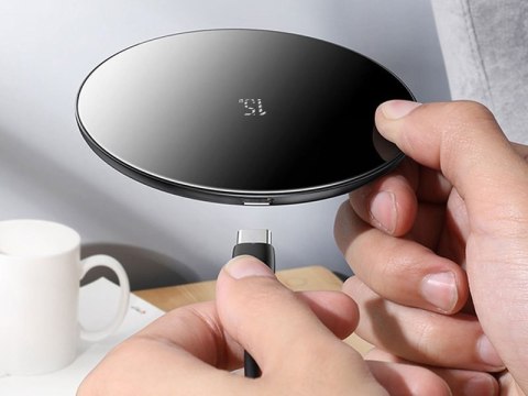 Ładowarka indukcyjna QI Baseus Simple Wireless Charger 15W black