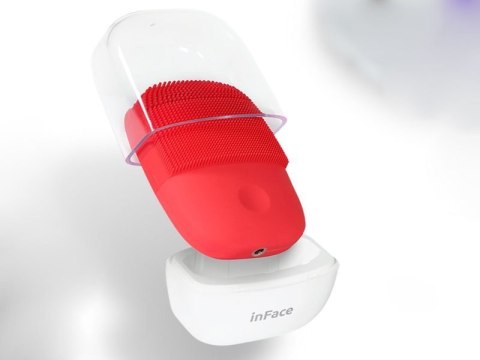 Szczoteczka soniczna do twarzy Xiaomi inFace Sonic V2 2020 IPX7 Czerwona