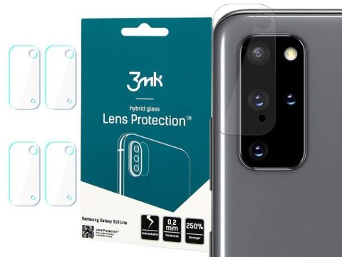 Szkło na kamerę obiektyw 3mk Hybrid Glass x4 do Samsung Galaxy S20 Plus