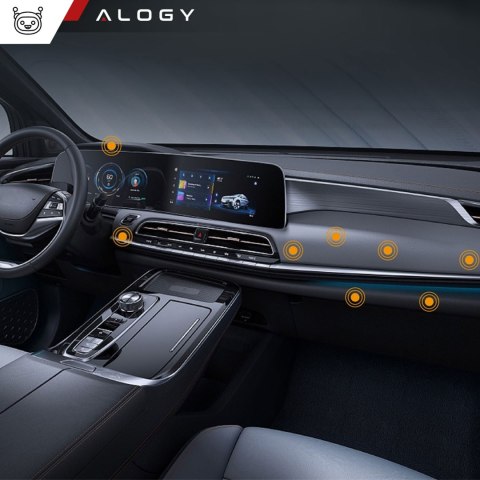 Uchwyt samochodowy Alogy magnetyczny samoprzylepny na deskę Czarny