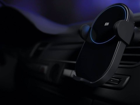 Uchwyt samochodowy Qi Xiaomi Mi 20W +ładowarka 2x USB +kabel USB-C Black