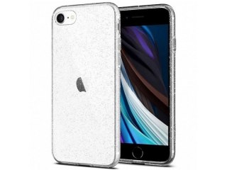 Etui Spigen Liquid Crystal Glitter do Apple iPhone 7/8/SE 2020 Crystal Quartz