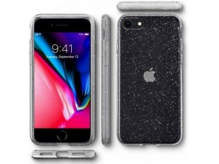Etui Spigen Liquid Crystal Glitter do Apple iPhone 7/8/SE 2020 Crystal Quartz