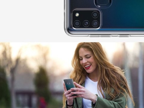 Etui Spigen Liquid Crystal do Samsung Galaxy A21S Crystal Clear
