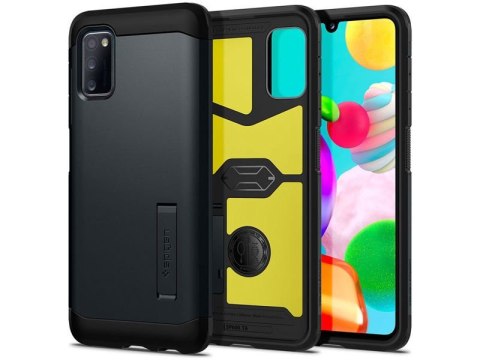 Etui Spigen Tough Armor do Samsung Galaxy A41 Metal Slate