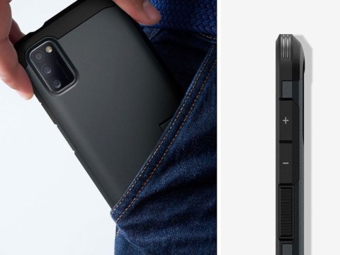 Etui Spigen Tough Armor do Samsung Galaxy A41 Metal Slate