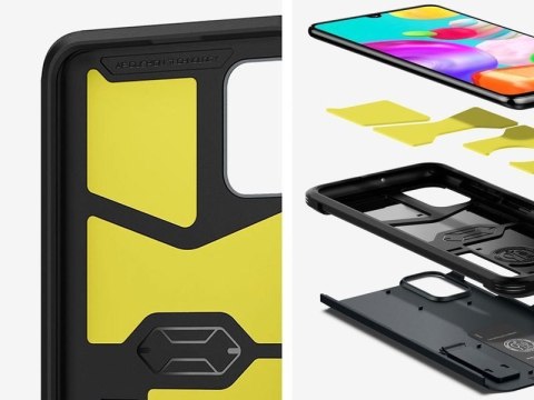 Etui Spigen Tough Armor do Samsung Galaxy A41 Metal Slate