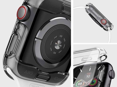 Etui Spigen Ultra Hybrid do Apple Watch Series 4/5/6/SE 44mm Crystal Clear