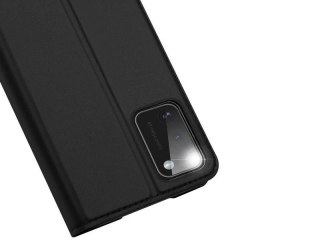 Etui ochronne z klapką Dux Ducis Skin skórzane do Samsung Galaxy A41 Czarne