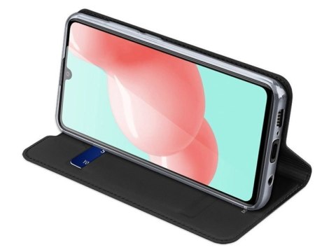 Etui ochronne z klapką Dux Ducis Skin skórzane do Samsung Galaxy A41 Czarne