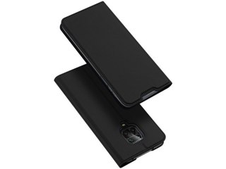 Etui ochronne z klapką Dux Ducis Skin skórzane do Xiaomi Redmi Note 9S/9 Pro/9 Pro Max Czarne