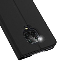 Etui ochronne z klapką Dux Ducis Skin skórzane do Xiaomi Redmi Note 9S/9 Pro/9 Pro Max Czarne