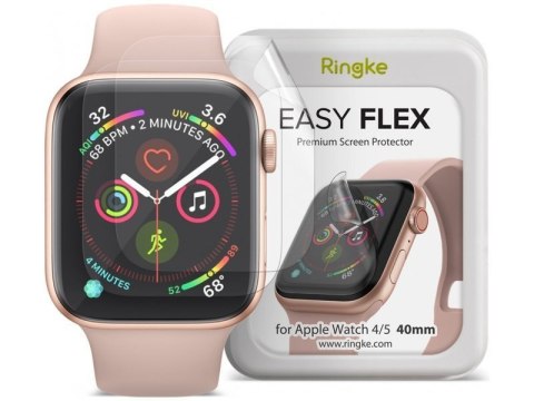 Folia antybakteryjna x3 Ringke Easy Flex do Apple Watch 4/5/6/SE 40mm