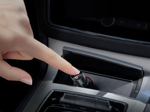 Ładowarka Baseus transmiter FM Bluetooth QC 3.0 2x USB 3.1A Silver