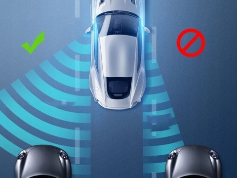 Lusterko martwego pola x2 Baseus Full-vision blind boczne regulowane