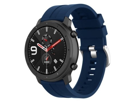 Pasek gumowy soft Alogy do Samsung Galaxy Watch Active 2 Granatowy (20mm)