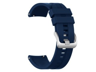 Pasek gumowy soft Alogy do Samsung Galaxy Watch Active 2 Granatowy (20mm)