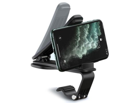 Uchwyt samochodowy Baseus Big Mouth Pro na deskę rozdzielczą klips czarny