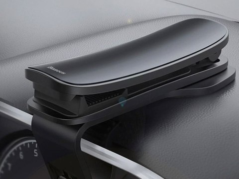 Uchwyt samochodowy Baseus Big Mouth Pro na deskę rozdzielczą klips czarny