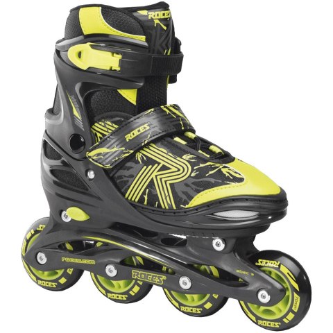 Łyżworolki Roces Jokey 3.0 Boy czarno-limonkowe 400845 03 Łyżworolki Roces Jokey 3.0 Boy czarno-limonkowe 400845 03
