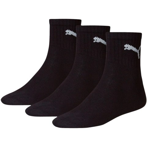 Skarpety Puma Short Crew 3Pack Unisex czarne 906110 02 Skarpety Puma Short Crew 3Pack Unisex czarne 906110 02
