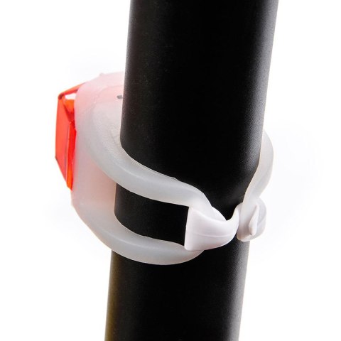 Zestaw lampek rowerowych Meteor Flex białe 31528 Zestaw lampek rowerowych Meteor Flex białe 31528