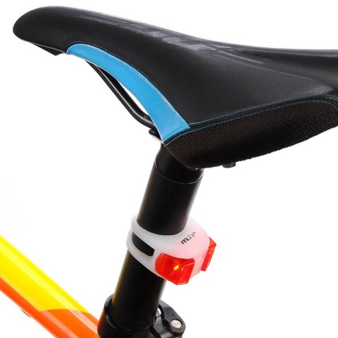 Zestaw lampek rowerowych Meteor Flex białe 31528 Zestaw lampek rowerowych Meteor Flex białe 31528