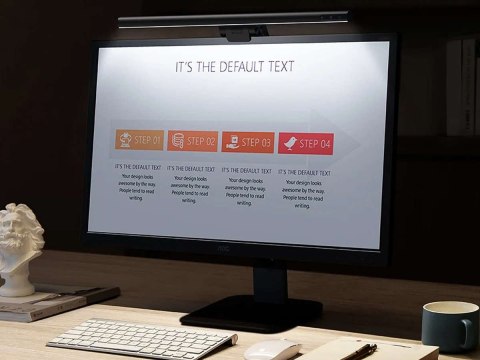 Baseus Lampa LED I-Wok na monitor do komputera USB 5W Czarna