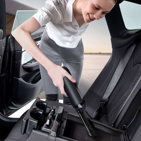 Bezprzewodowy mini odkurzacz samochodowy Baseus A2 5000Pa pojemny