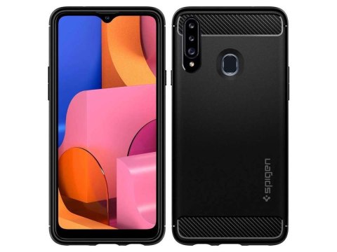 Etui Spigen Rugged Armor do Samsung Galaxy A20s Matte Black