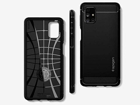 Etui Spigen Rugged Armor do Samsung Galaxy M51 Matte Black