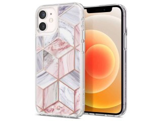 Etui obudowa Spigen Cyrill do Apple iPhone 12 Mini 5.4 Pink Marble