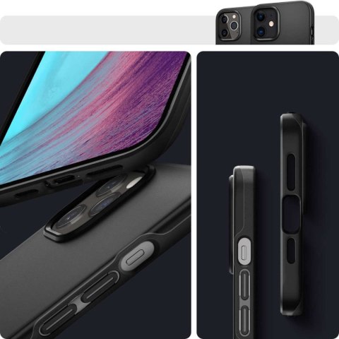 Etui obudowa Spigen Thin Fit do Apple iPhone 12/ 12 Pro 6.1 Black