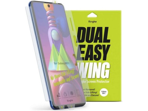 2x Folia hydrożelowa Ringke Dual Easy Wing do Samsung Galaxy M51