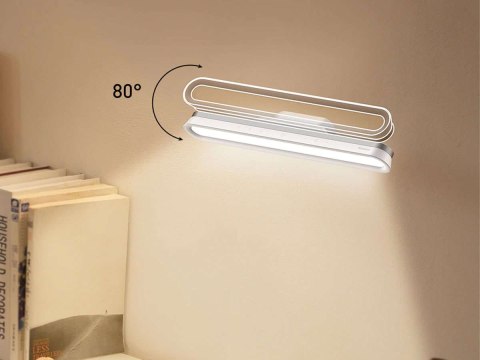 Baseus Magnetyczna Lampa LED do kuchni pokoju pod szafkę Biała