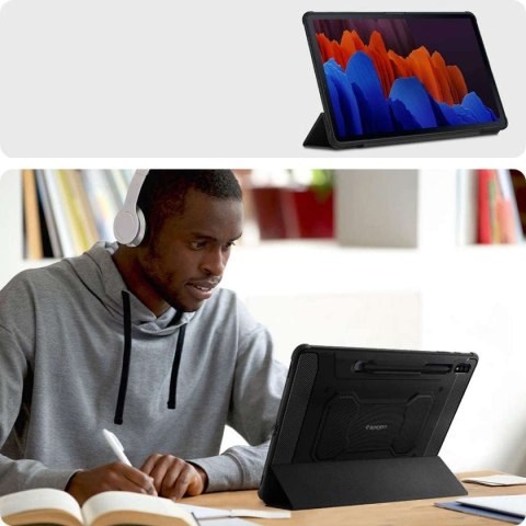 Etui Spigen Rugged Armor Pro do Galaxy Tab S7 Plus 12.4 T970/T976 Black