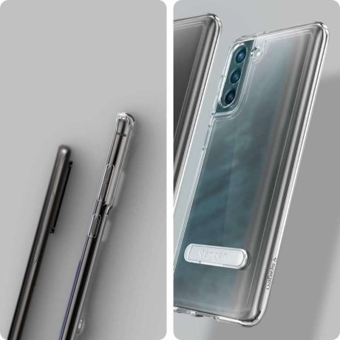 Etui Spigen Ultra Hybrid S do Samsung Galaxy S21 Plus Crystal Clear