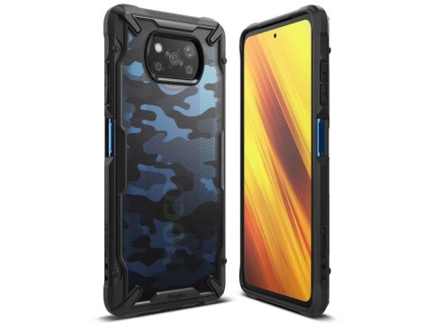 Etui na telefon Ringke Fusion X do Xiaomi Poco x3 NFC Camo Black