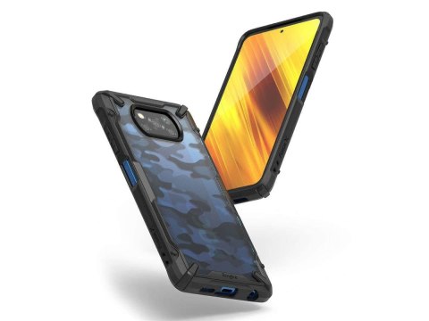 Etui na telefon Ringke Fusion X do Xiaomi Poco x3 NFC Camo Black