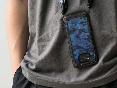 Etui na telefon Ringke Fusion X do Xiaomi Poco x3 NFC Camo Black