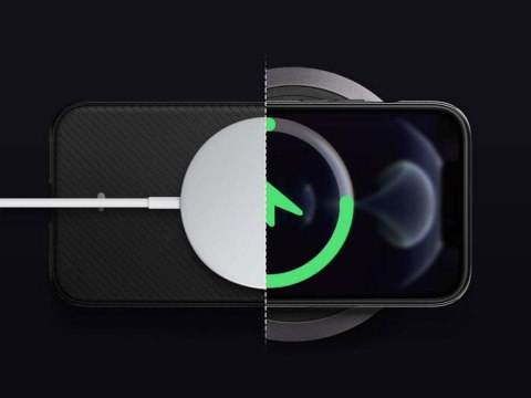 Etui obudowa Spigen Mag Armor do Apple iPhone 12/ 12 Pro 6.1 Matte Black