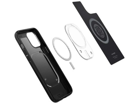 Etui obudowa Spigen Mag Armor do Apple iPhone 12/ 12 Pro 6.1 Matte Black