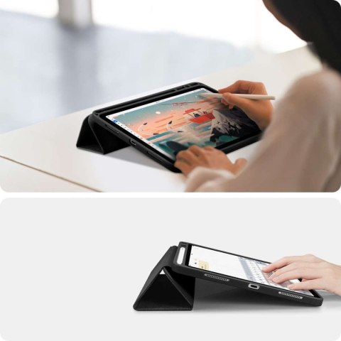 Etui obudowa Spigen Urban Fit Pencil do Apple iPad Air 6 11" 2024 / 4 2020 / 5 2022 Black