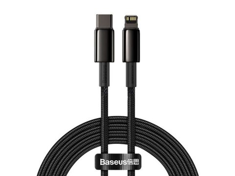Kabel 2m Baseus przewód USB-C Type C na Lightning PD 20W Black